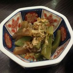 Brasserie & Bar La Gare - 蒟蒻と山クラゲの和え物／平成28年9月