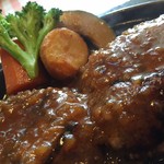 さわやか 吉田店 - げんこつハンバーグ（アップ）