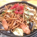 まるしょう - スパイシーカレーソース焼きそば（太麺）