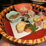 坂本屋　瑠璃亭 - 季節の前菜7種