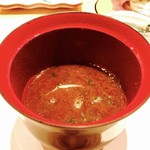 鮓 きずな - H28.9　赤出汁（白身、三重県＆アオサ）