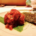 鮓 きずな - H28.9　宮城県気仙沼 なめろう（九州もろみ味噌和え）