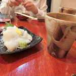 千代の追風 - 2016' 9/20　毎度お馴染み、サービスのいか刺し