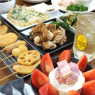 We recommend the C course, where you can enjoy the signature flavors! Great value all-you-can-drink option♪