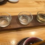 Gengetsu - 日本酒3種飲み比べ