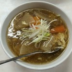 炭火焼肉海老洲 - テールラーメン　※テールラーメン定食