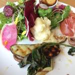ワイエスシー スペースアンドカフェ ヨコハマ - この日のC COURSE　前菜5種盛ランチ。
