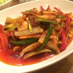 タイ食堂 バーン・メイ - プラム・パッド・ナムプリック・パオ