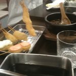 まるりゅう - 熱々の串揚げ