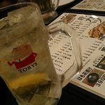 まるりゅう - トリスハイボール｢380円｣(ハッピーアワー価格)