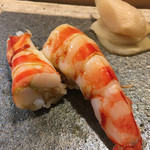 鮨 猪股 - 車エビ