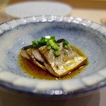 鮨処 有馬 - ［2016/09］酒肴⑤ さんま ポン酢