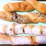 パン工房るばーと - フレンチバー４種類