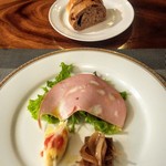 リストランテ ラ チャウ - ポテトサラダと牛肉のパテ