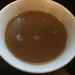 兎に角 - 油そばの割スープ