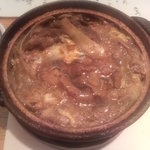 牛肉とごぼうの卵とじ