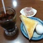 サンパウロ松葉 - アイスコーヒー３５０円、モーニング