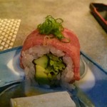 Sushi Dainingu Nobu - 飛騨牛ロール・断面