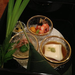 和やまむら - 八寸はこのように四種