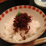 和やまむら - ソフトなちりめん山椒がのっているじゃこご飯