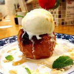 坐もつ焼き いしん - 気になる焼きリンゴ