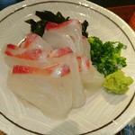 旬彩 鯛樹 - 鯛のお刺身♥ >゜)))彡〰