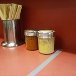 ラーメン二郎 - 薬味色々