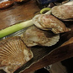 岩山海 - ホタテ貝と大山ネギ