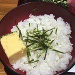 まるうお - ごはん。玉子が美味しい。