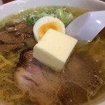 三代目 月見軒 - 塩ラーメン（バラー入り）