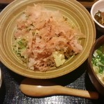 海人酒房 - ゴーヤチャンプルとミニ沖縄そば定食