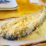 杉ケ瀬ヤナ - 鮎フライ