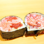 鮨 あらい - 2016/09鮪オール巻き