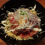 Sumiyaki Bisutoro Rakku - ローストビーフ丼をアップで！