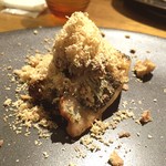 ドンブラボー - 秋刀魚を薪窯で焼いてレバーと栗を合わせている。これは美味い。
