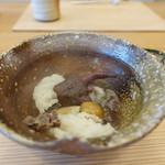 柚木元 - 熊肉の味が茸にしみこみます