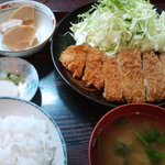 Mingei Chaya Shimamura - とんかつ定食　７５０円