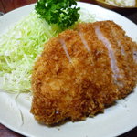 とんかつ燕楽 - ロース定食（2000円）（2010/10再訪）