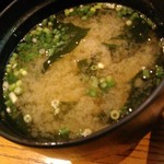 梅丘寿司の美登利 - 味噌汁