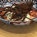 初音鮨 - 伊勢海老　黒龍泳ぎ