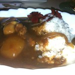 ナイトラウンジ來 - カレー ニンニク添え