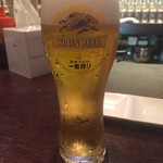 生ビールとたこ焼きのお店 佐藤 - 生ビール大700円