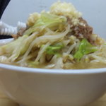 自家製太麺 ドカ盛 マッチョ - 『夜』ラーメン中盛【７００円】全増し