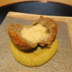 小春日和 - 28年9月　じゃが芋饅頭　断面