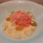 小春日和 - 28年9月　ピンクグレープフルーツソルベ　カスタードクリーム