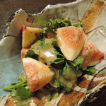 手繰りや 玄治 - 無花果とクレソンのサラダ