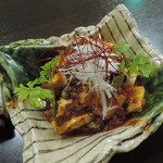 手繰りや 玄治 - 豆腐の豆板醤炒め