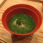 鮨　仙八 - いわしのつみれ汁