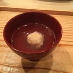 鮨　仙八 - 鯛の出汁にシャリ、雑炊風に