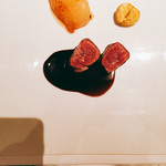 ル・マノアール・ダスティン - 蝦夷鹿フィレ肉のポワレ 胡椒風味の赤ワインソース　2016-9